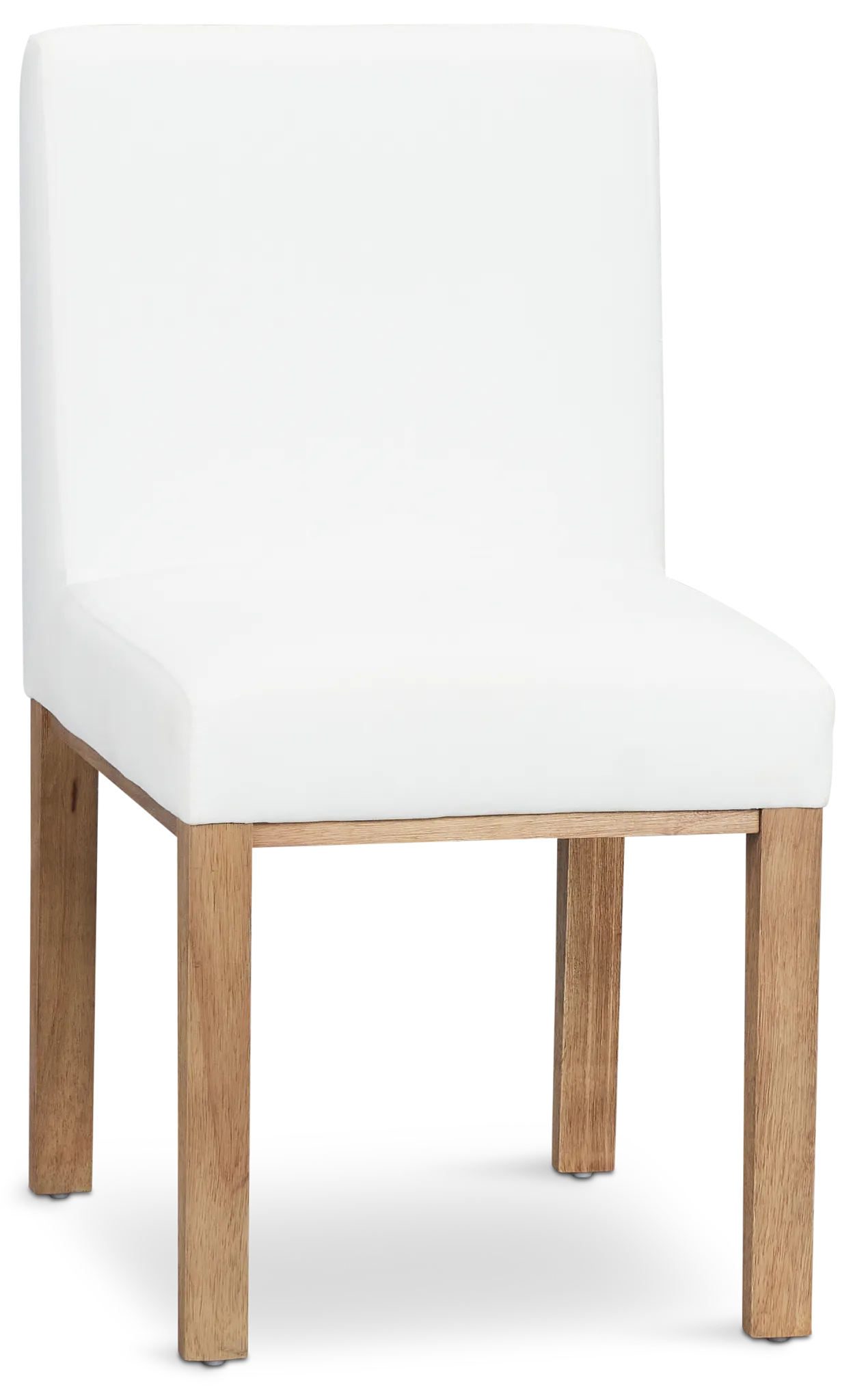 Haven White Upholstered Side Chair
