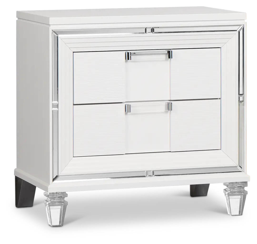 Vegas White Nightstand Vegas White Nightstand