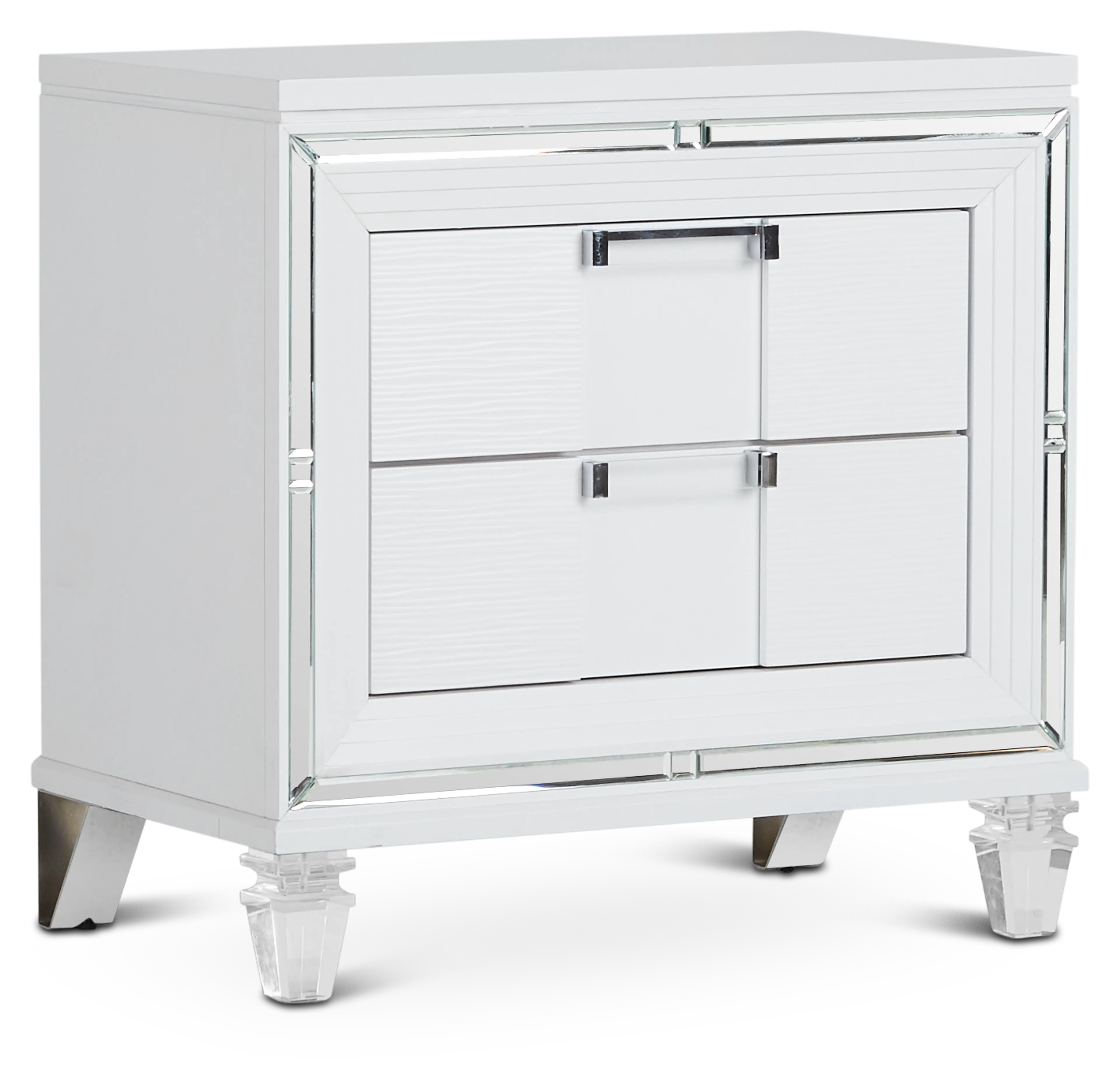 Vegas White Nightstand Vegas White Nightstand