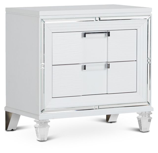 Vegas White Nightstand