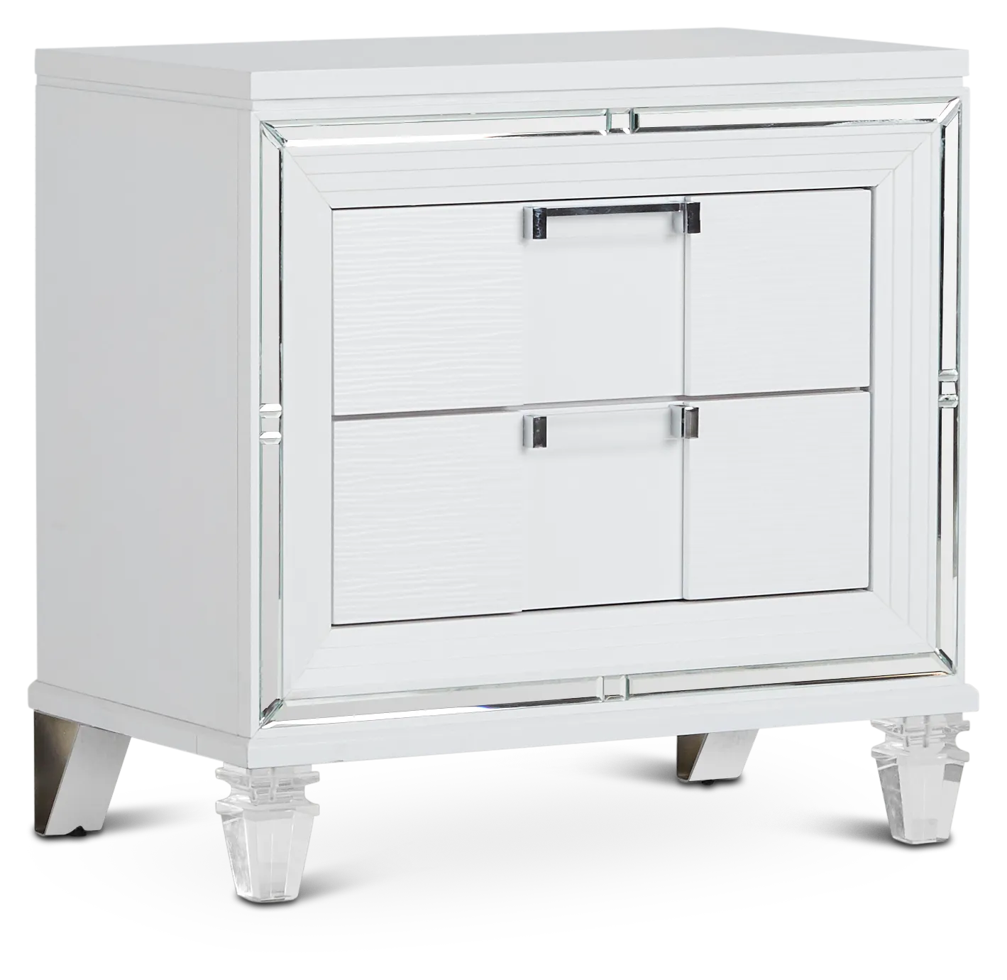 Vegas White Nightstand