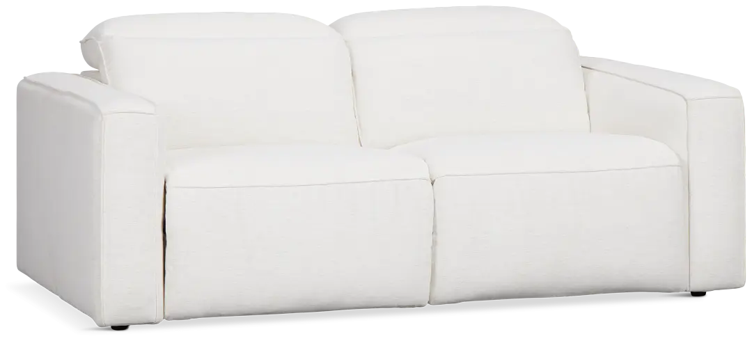 Ryland White Fabric Power Reclining Sofa Ryland White Fabric Power Reclining Sofa