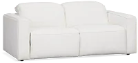 Ryland White Fabric Power Reclining Sofa