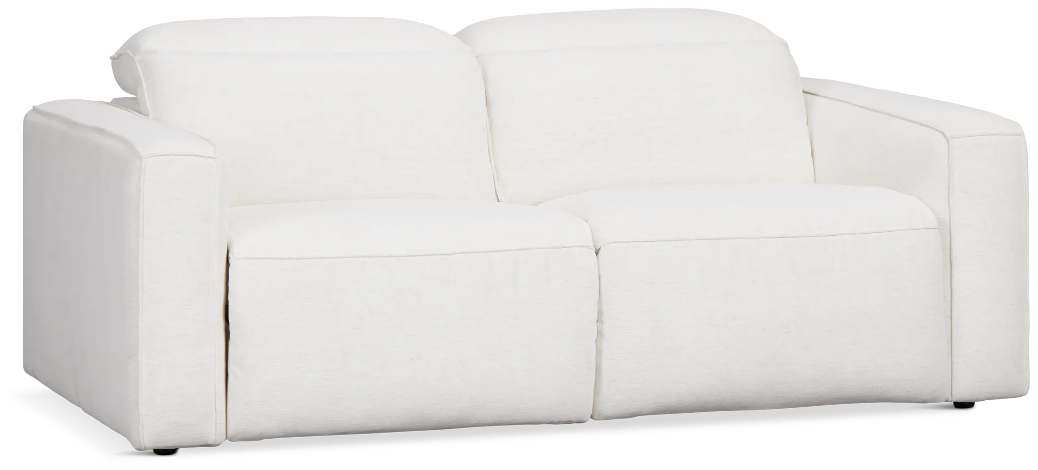 Ryland White Fabric Power Reclining Sofa Ryland White Fabric Power Reclining Sofa