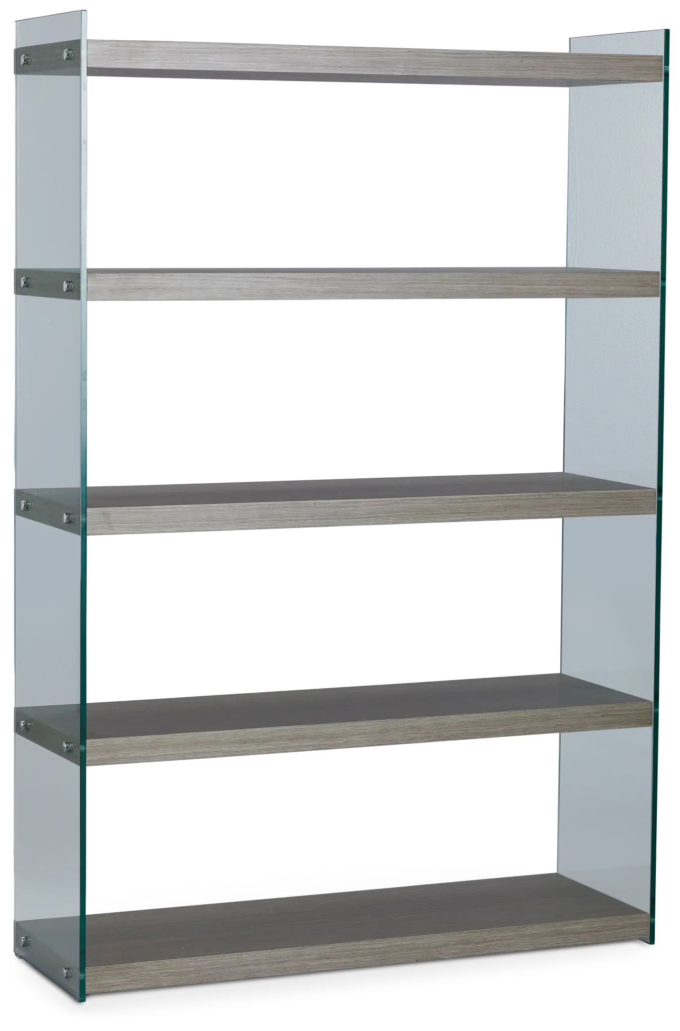 Olympia Gray Glass Bookcase Olympia Gray Glass Bookcase