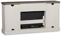 Westlake Two-tone 65" Tv Stand With Fireplace Insert