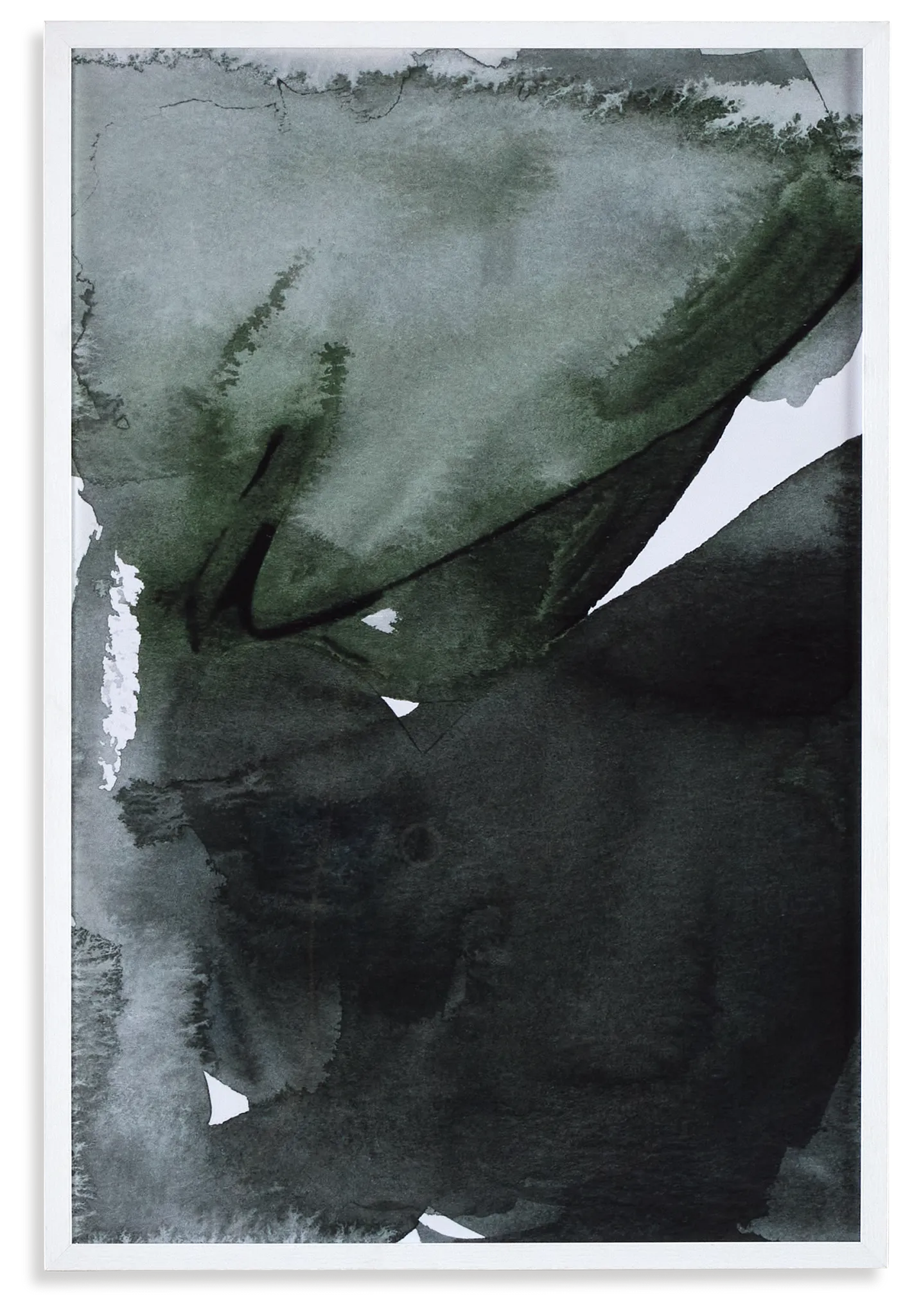 Mauris Dark Green Framed Wall Art