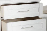 Newport White 106" Drawer Entryway