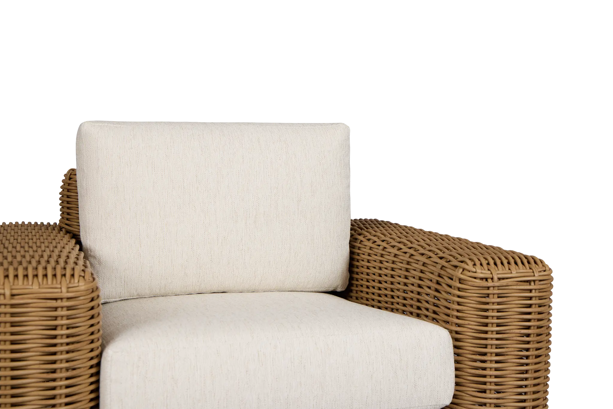 Mallorca Brown Swivel Chair With Light Beige Cushions Mallorca Brown Swivel Chair With Light Beige Cushions