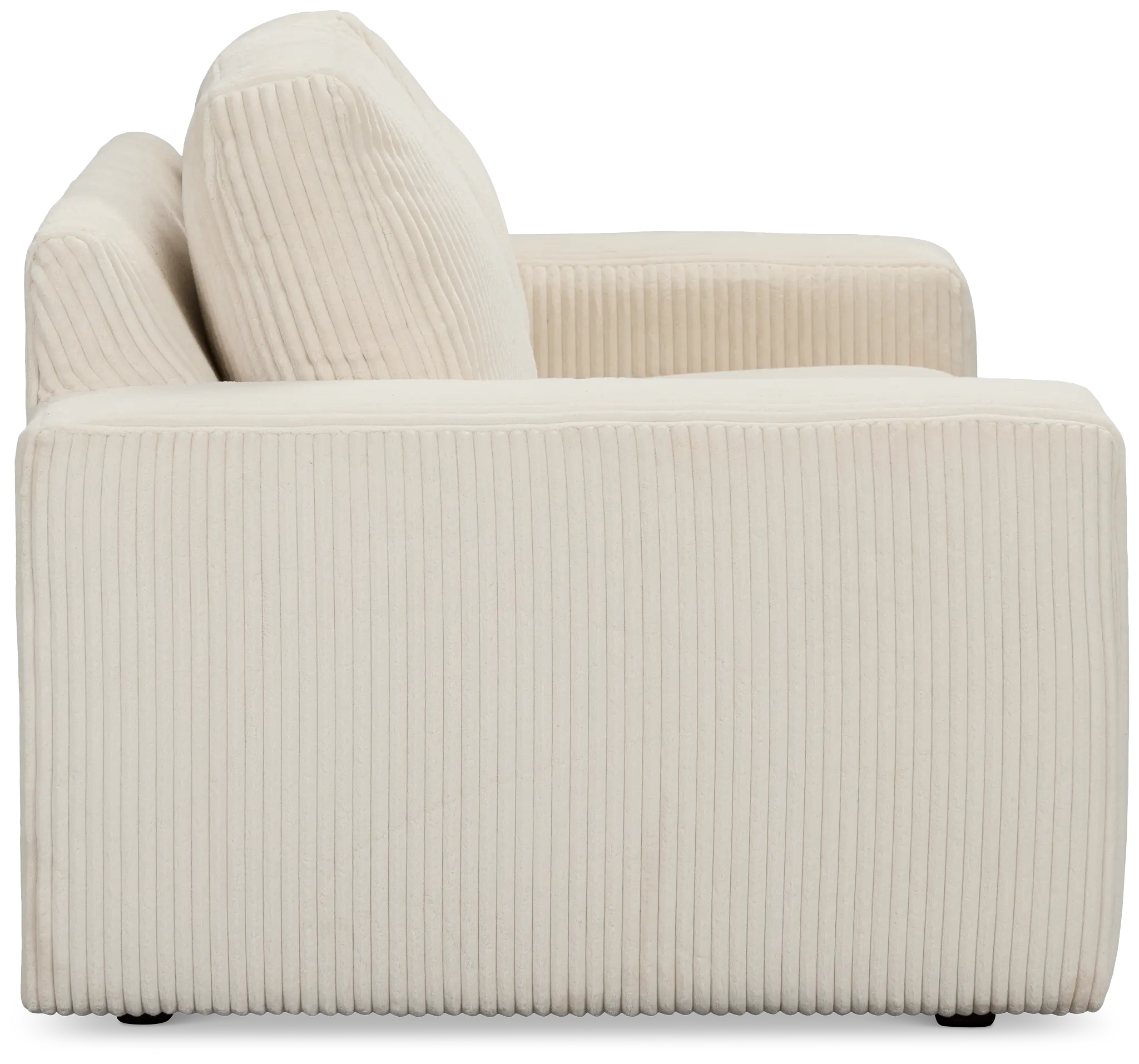 Charlie Ivory Fabric Loveseat Charlie Ivory Fabric Loveseat