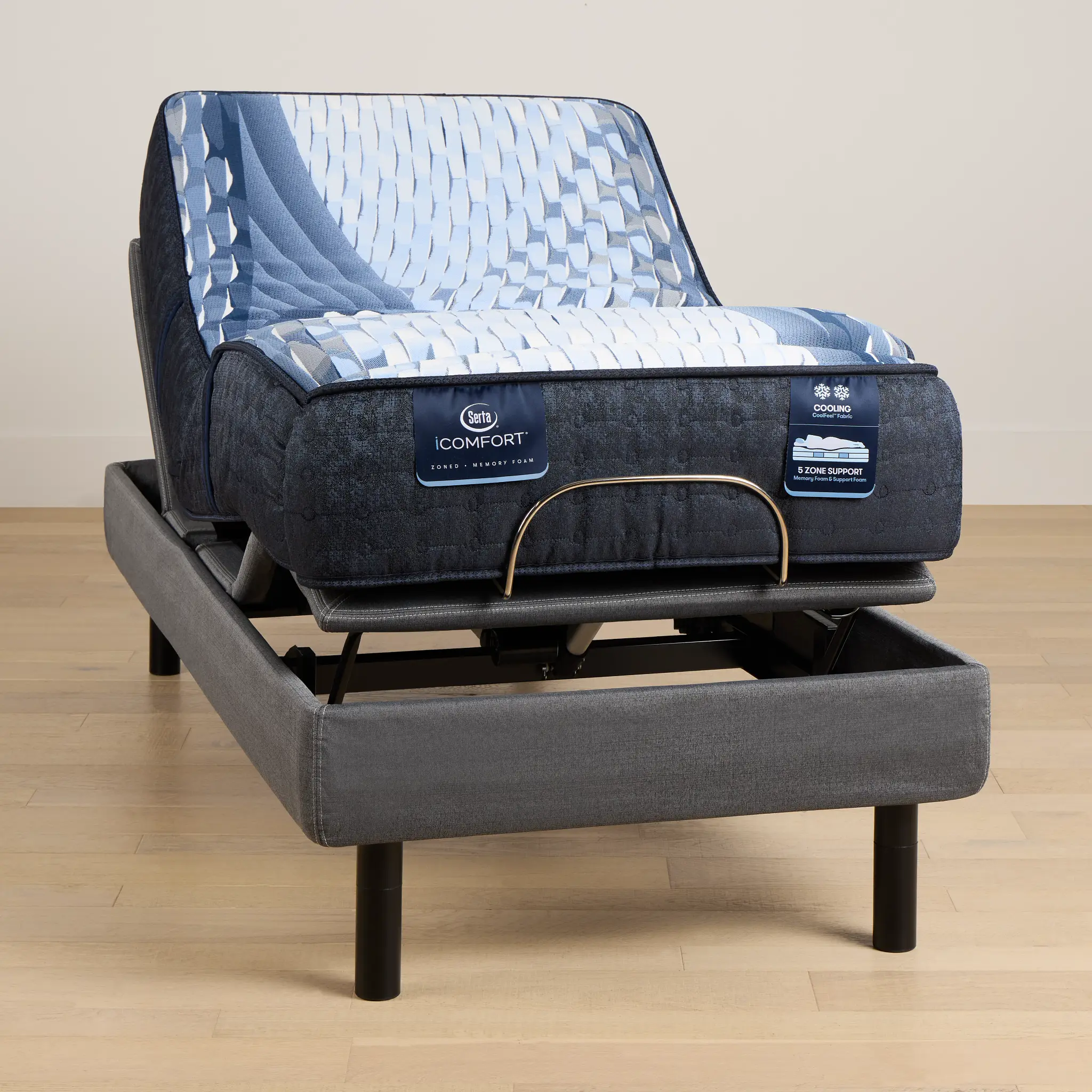 Serta Icomfort Aveda Plush Motion Perfect 4 Adjustable Base Set Serta Icomfort Aveda Plush Motion Perfect 4 Adjustable Base Set