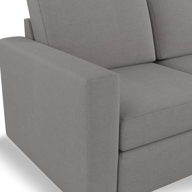 Citymod Light Gray Fabric 3-piece Modular Sofa
