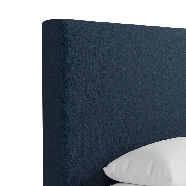 Grayton Elite Navy 54" Upholstered Platform Bed