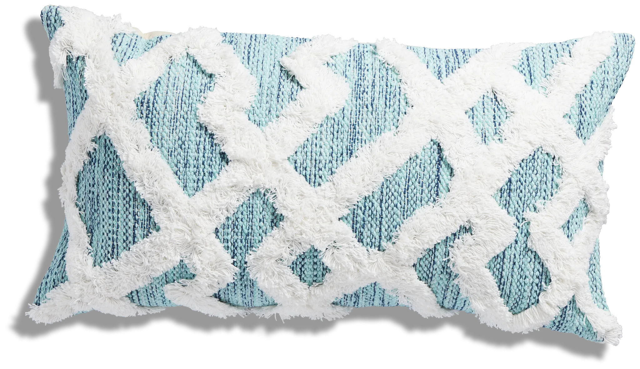 Maxton Blue Lumbar Accent Pillow