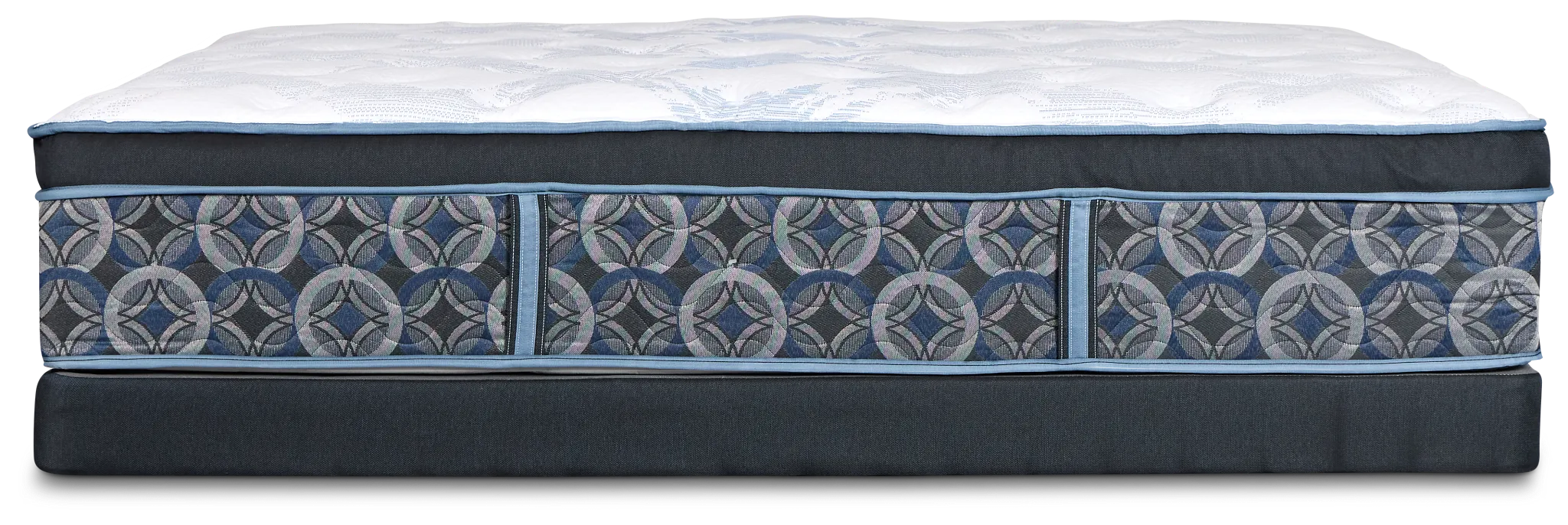 Perfect Sleeper Bay City Plush Low-profile Mattress Set