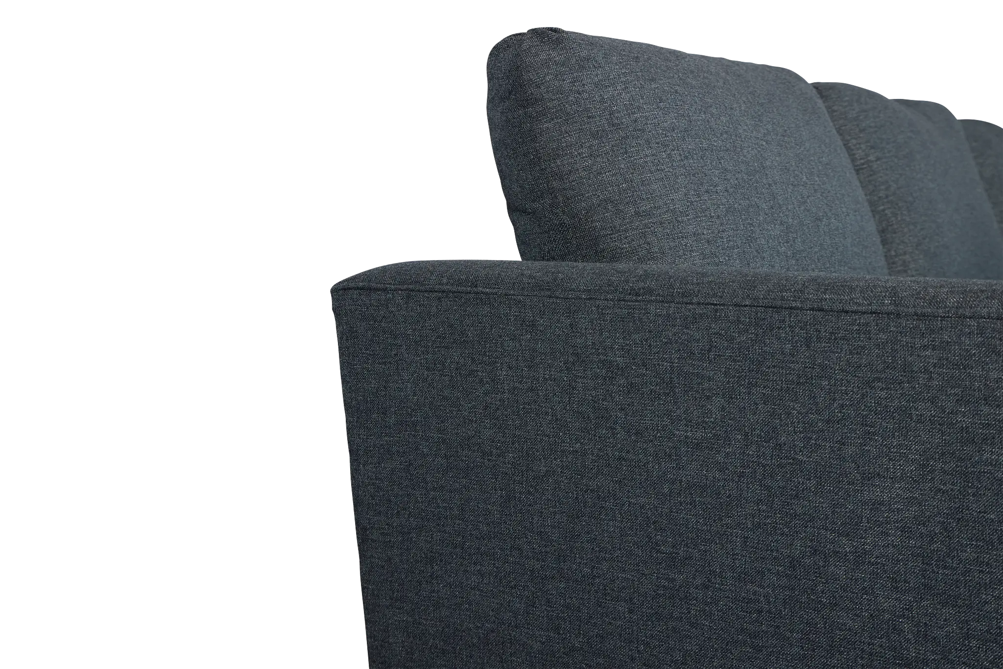 Noah Dark Blue Fabric Medium Two-arm Sectional Noah Dark Blue Fabric Medium Two-arm Sectional