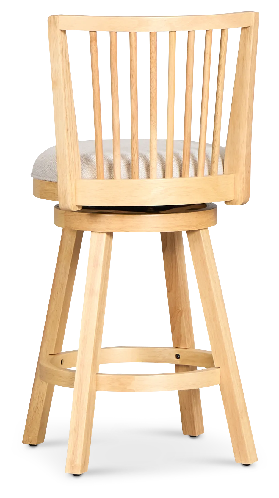 Porter Light Tone Fabric Adjustable Upholstered Swivel Barstool