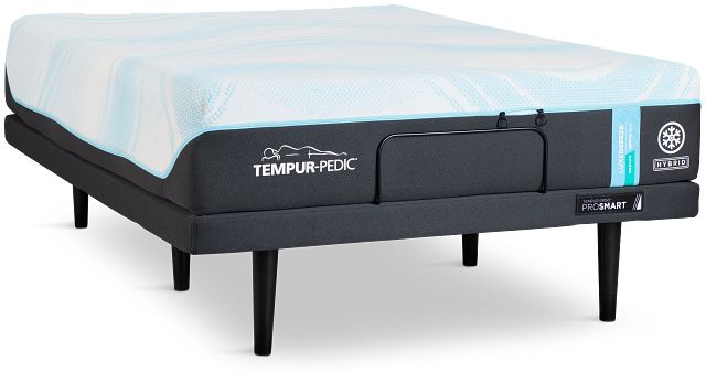 Tempur-pedic Luxebreeze Medium Ergo Prosmart Adjustable Mattress Set