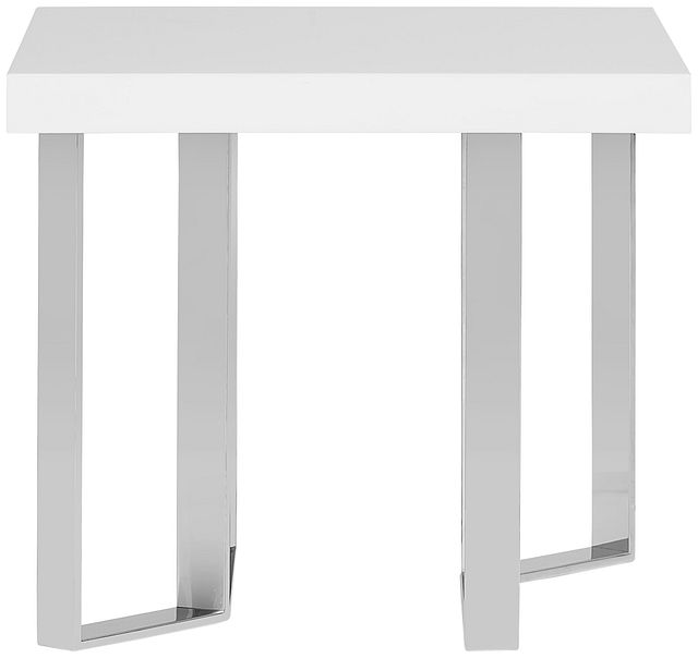 Axel White End Table