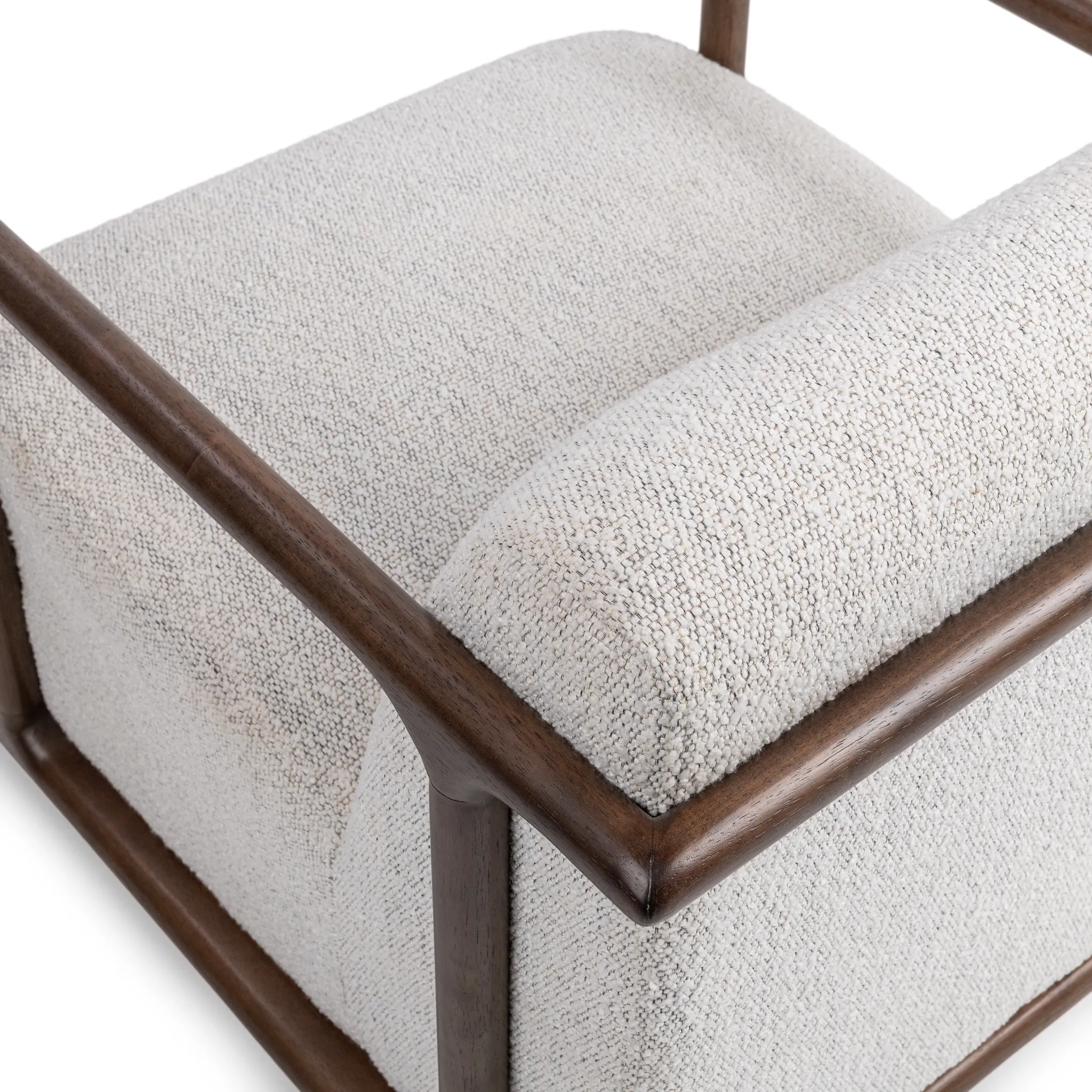 Coal Beige Fabric Swivel Accent Chair