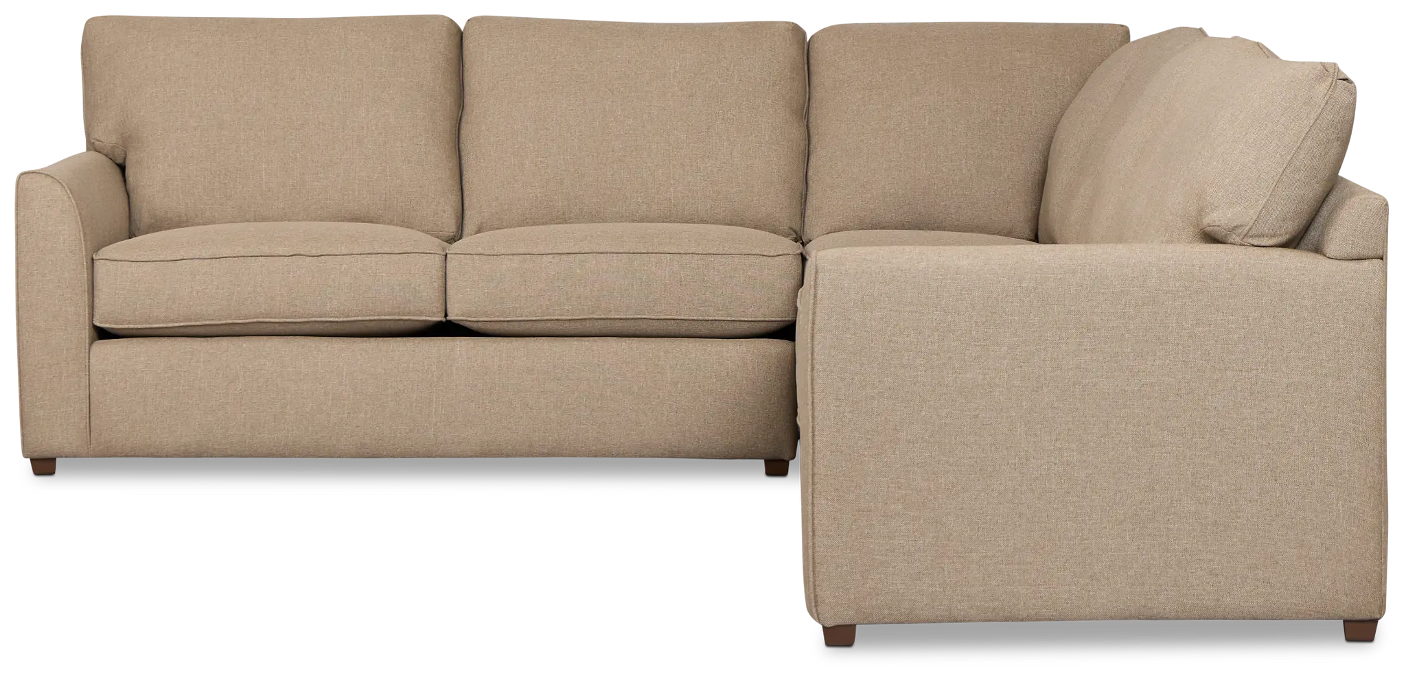 Tate Brown Fabric Large Two-arm Sectional Tate Brown Fabric Large Two-arm Sectional
