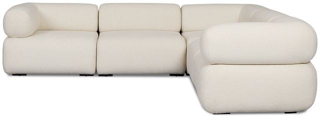 Celeste Light Beige Fabric 5-piece Modular Sectional