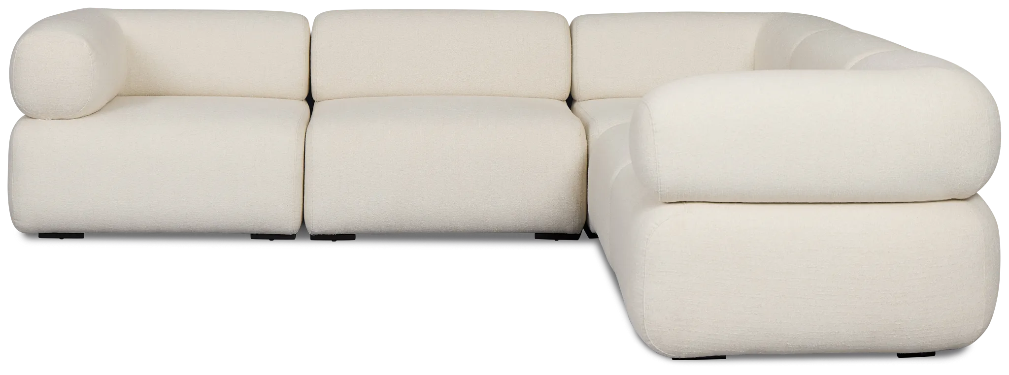 Celeste Light Beige Fabric 5-piece Modular Sectional