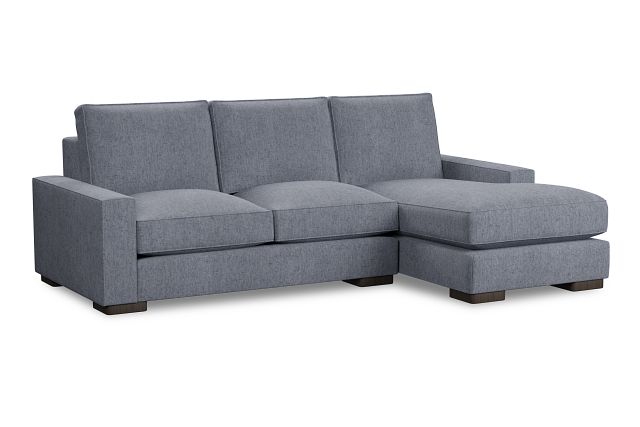 Edgewater Elevation Gray Right Chaise Sectional