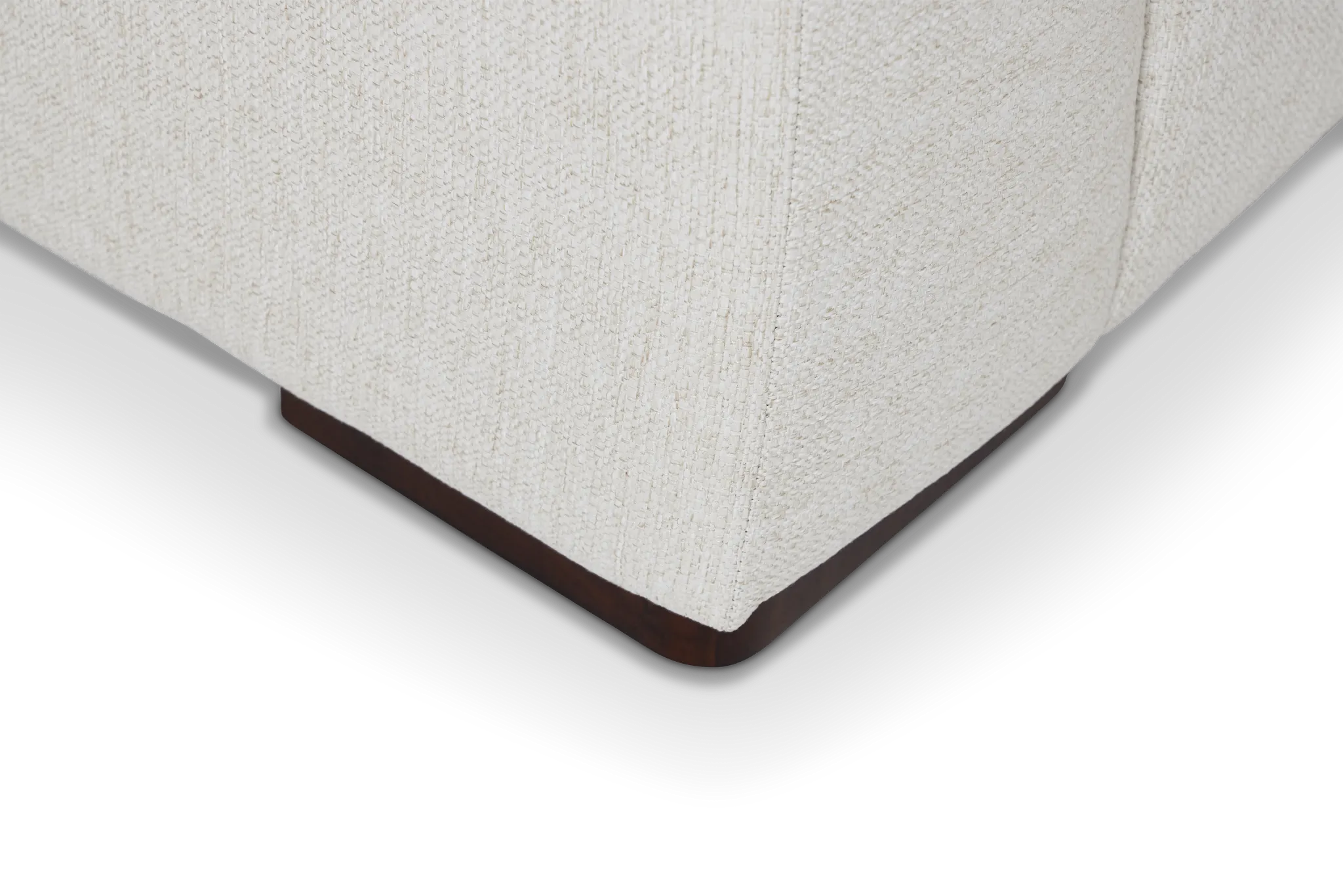 Veronica White Down Large Left Chaise Sectional