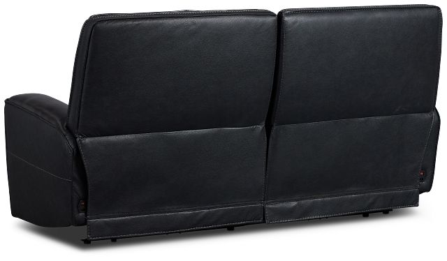 Miles Black Lthr/vinyl Power Reclining Sofa