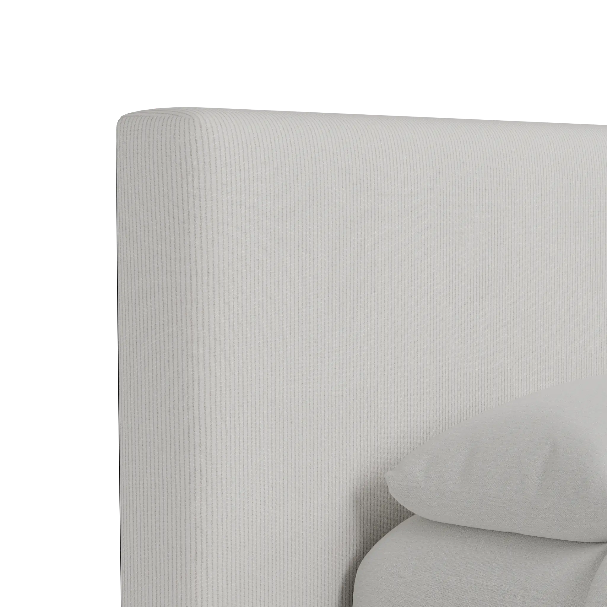 Grayton Lucy Light Beige 44" Upholstered Platform Bed Grayton Lucy Light Beige 44" Upholstered Platform Bed