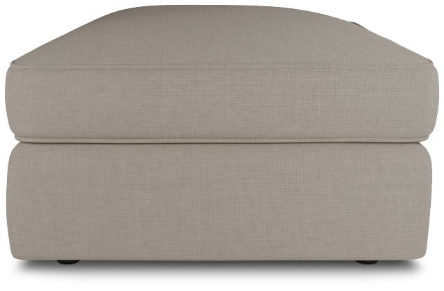 Siesta Suave Beige Fabric Ottoman