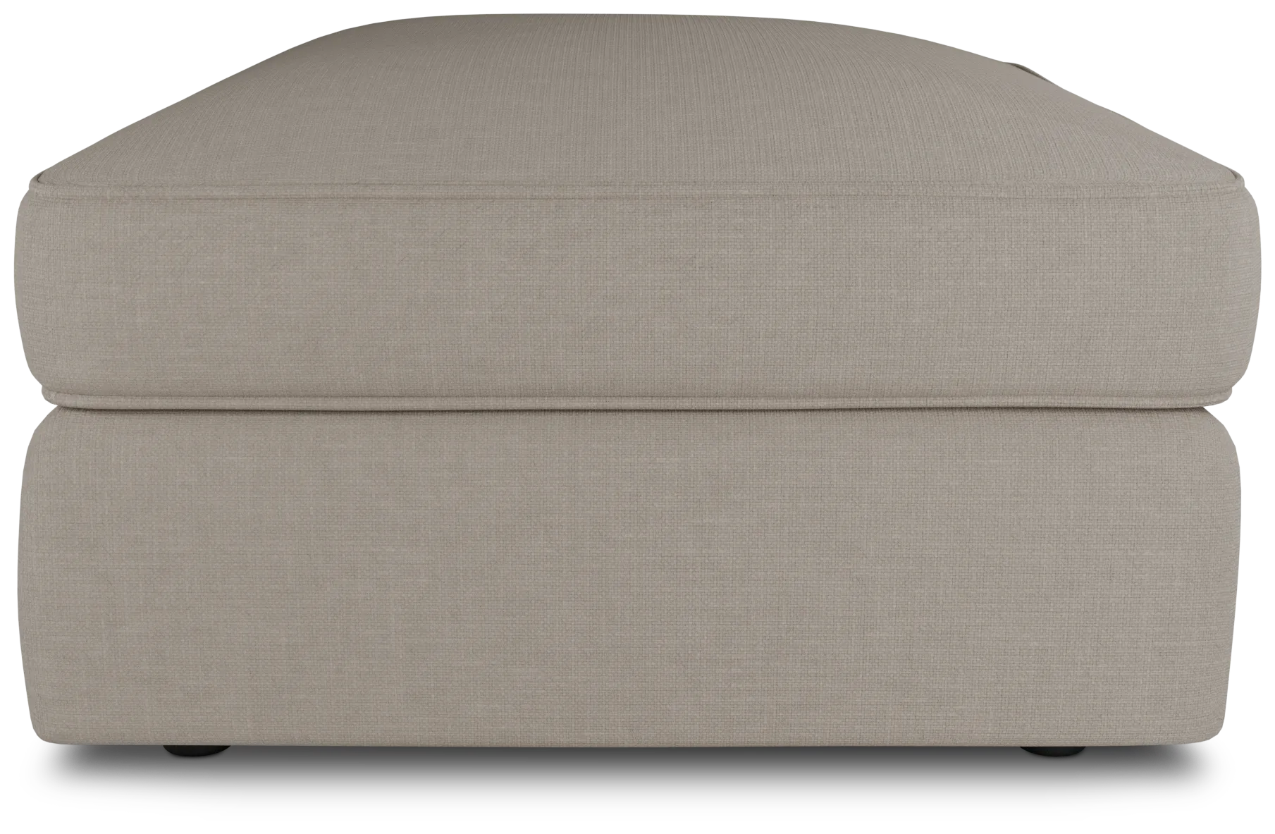 Siesta Suave Beige Fabric Ottoman