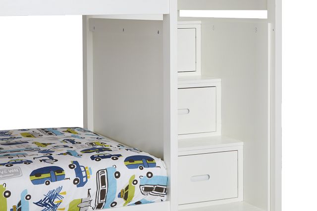 Bailey White Bunk Bed