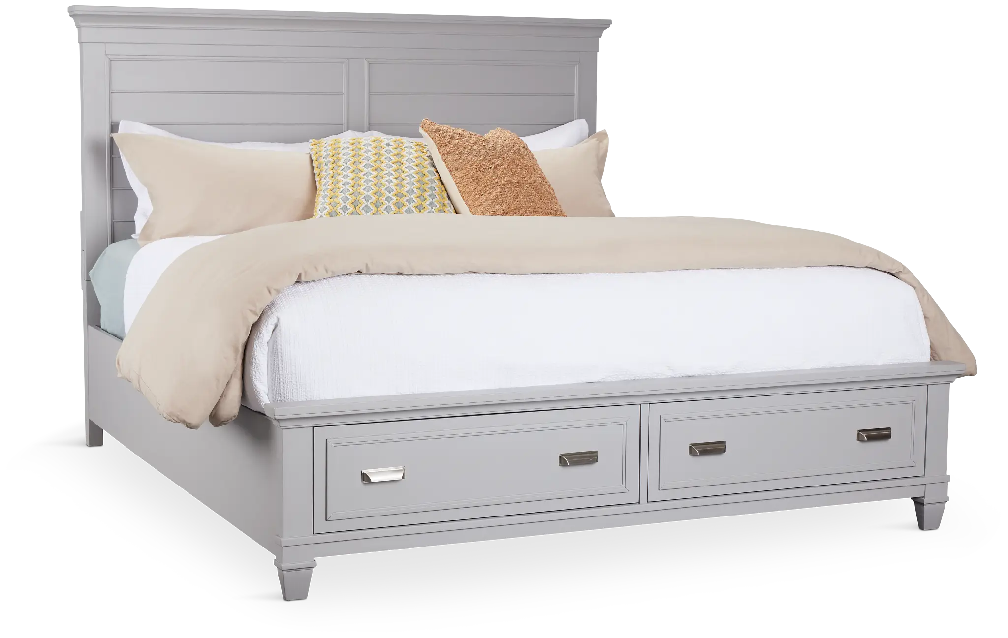 Cape Cod Gray Panel Storage Bed Cape Cod Gray Panel Storage Bed