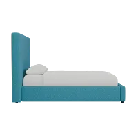 Grayton Elite Teal 54" Upholstered Platform Bed