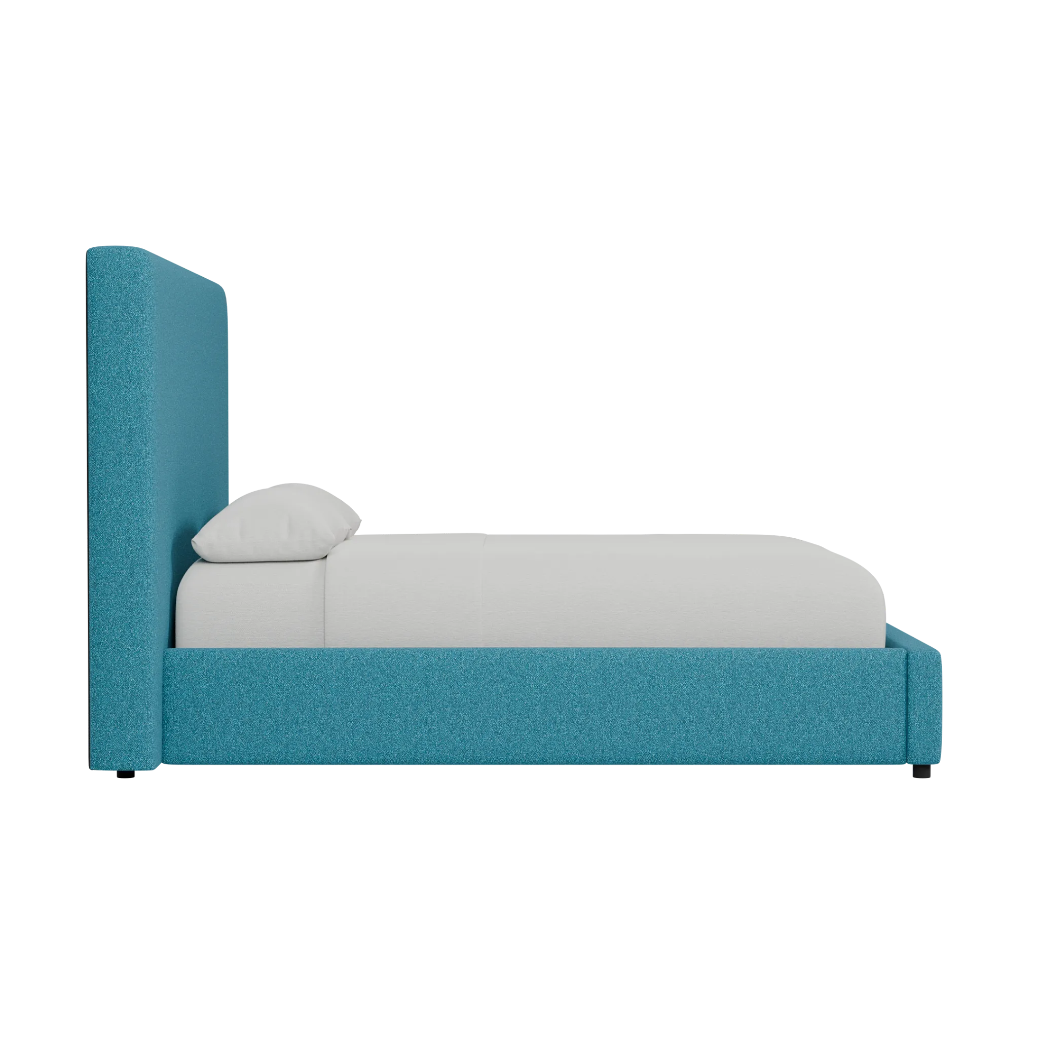 Grayton Elite Teal 54" Upholstered Platform Bed