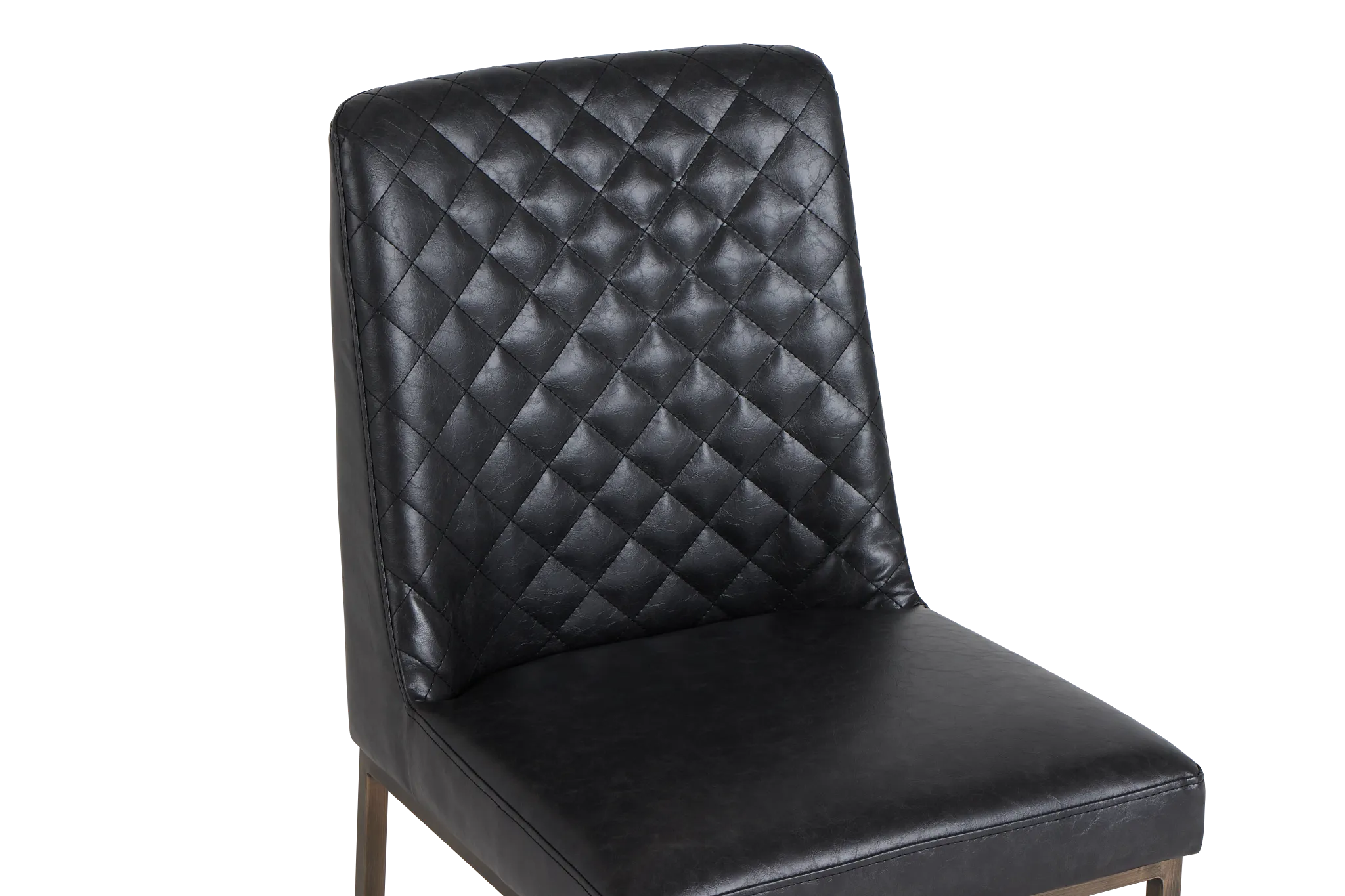 Sierra Black Bonded Ltr Side Chair