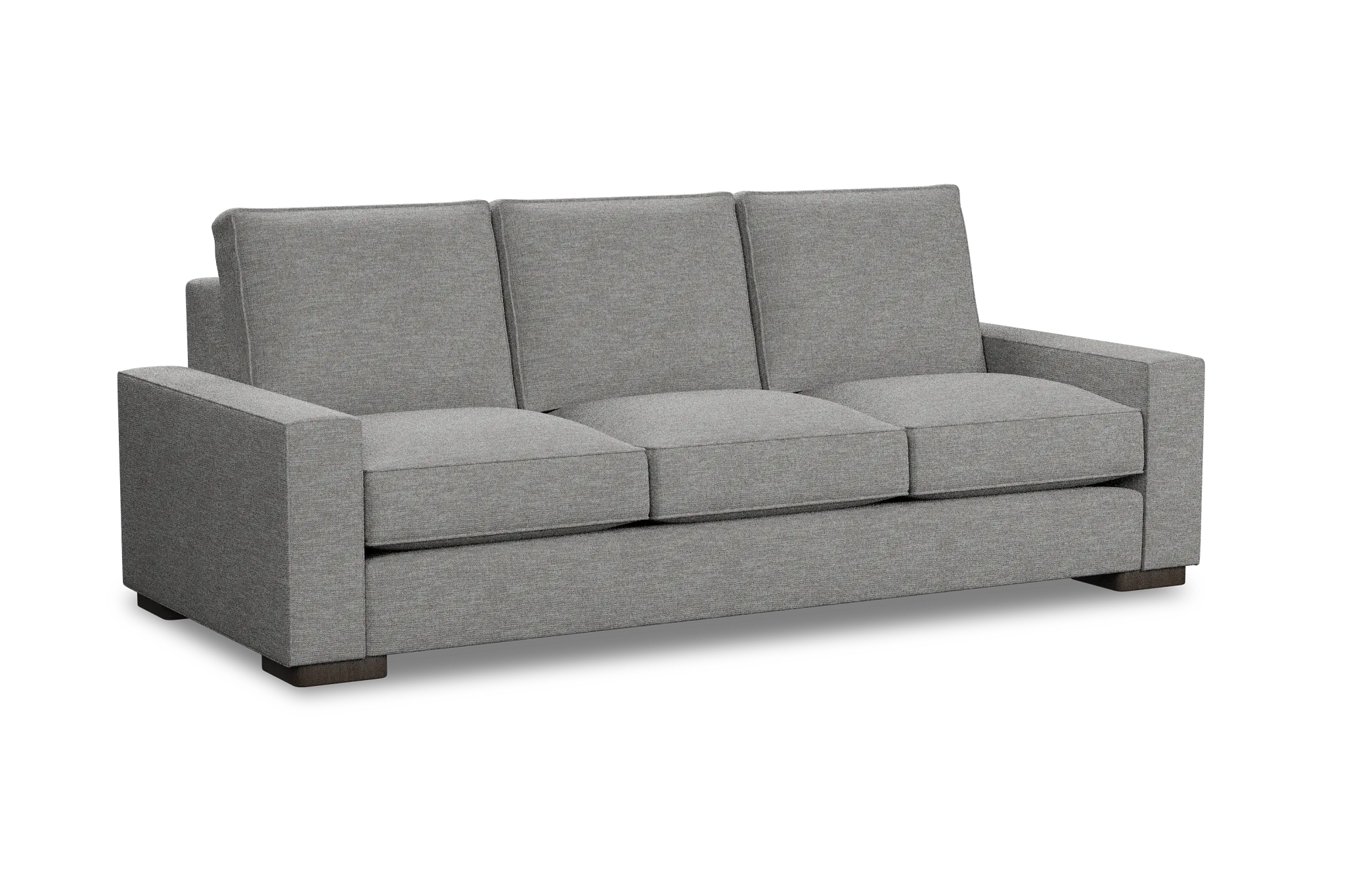 Edgewater Victory Gray 96" Sofa W/ 3 Cushions