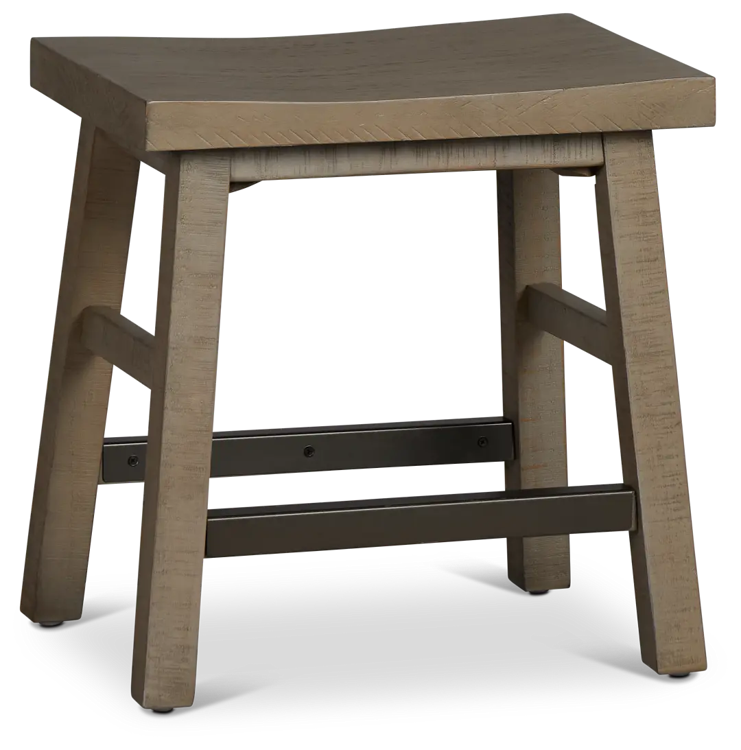 Heron Cove Light Tone Curved Stool Heron Cove Light Tone Curved Stool