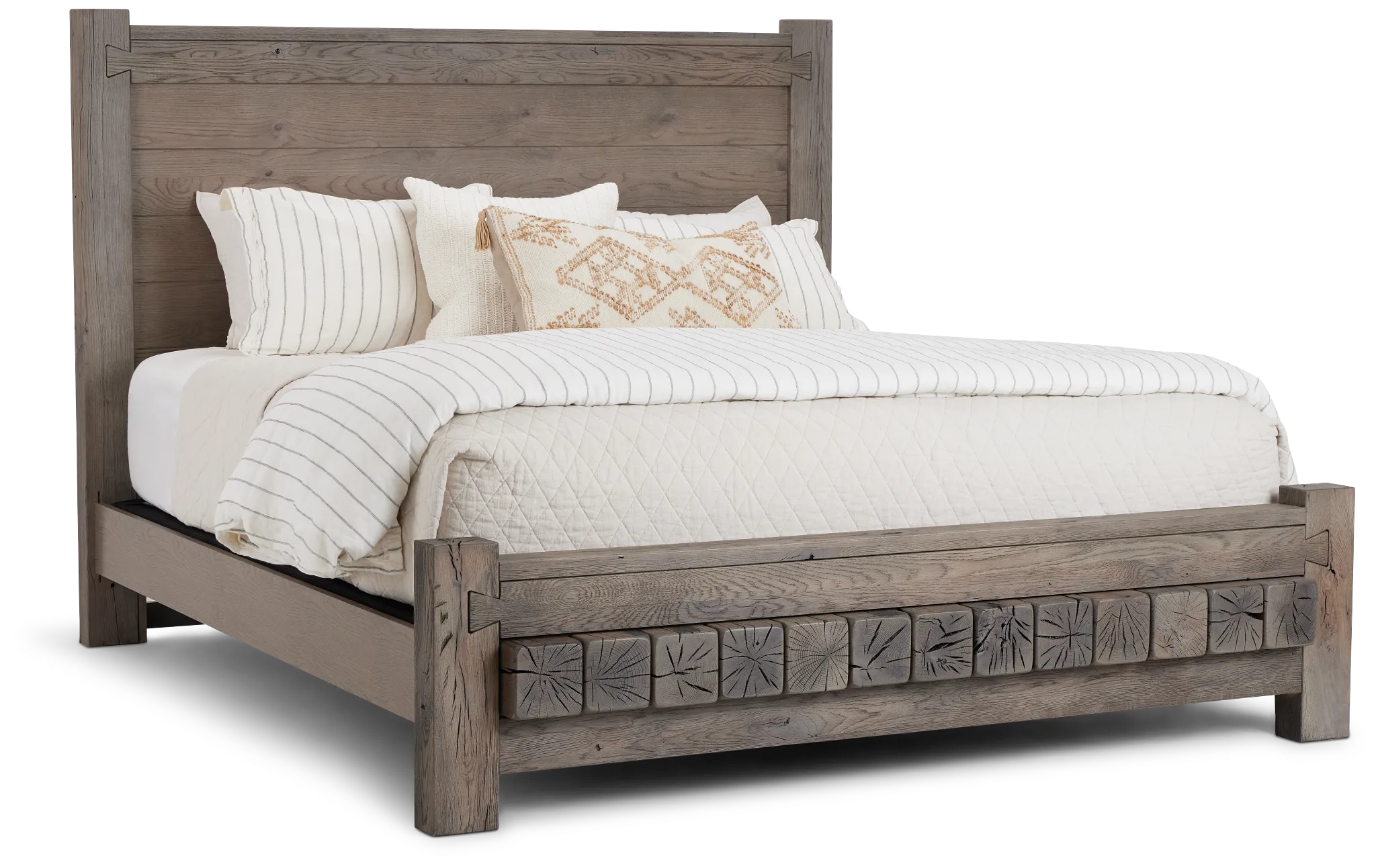Salt Lake Gray Platform Bed