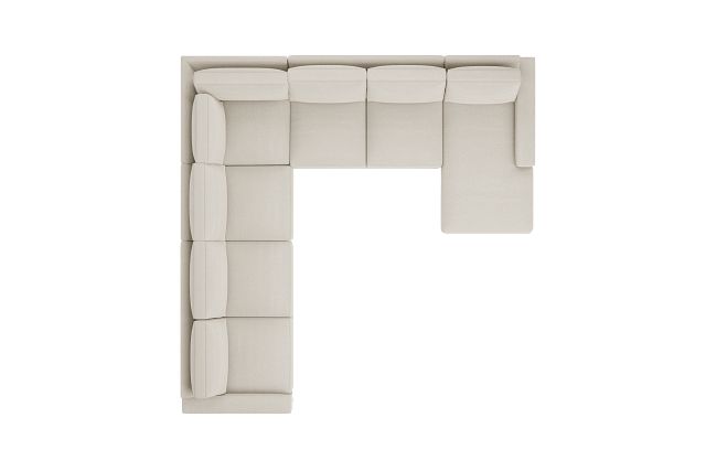 Edgewater Elite Ivory Large Right Chaise Sectional