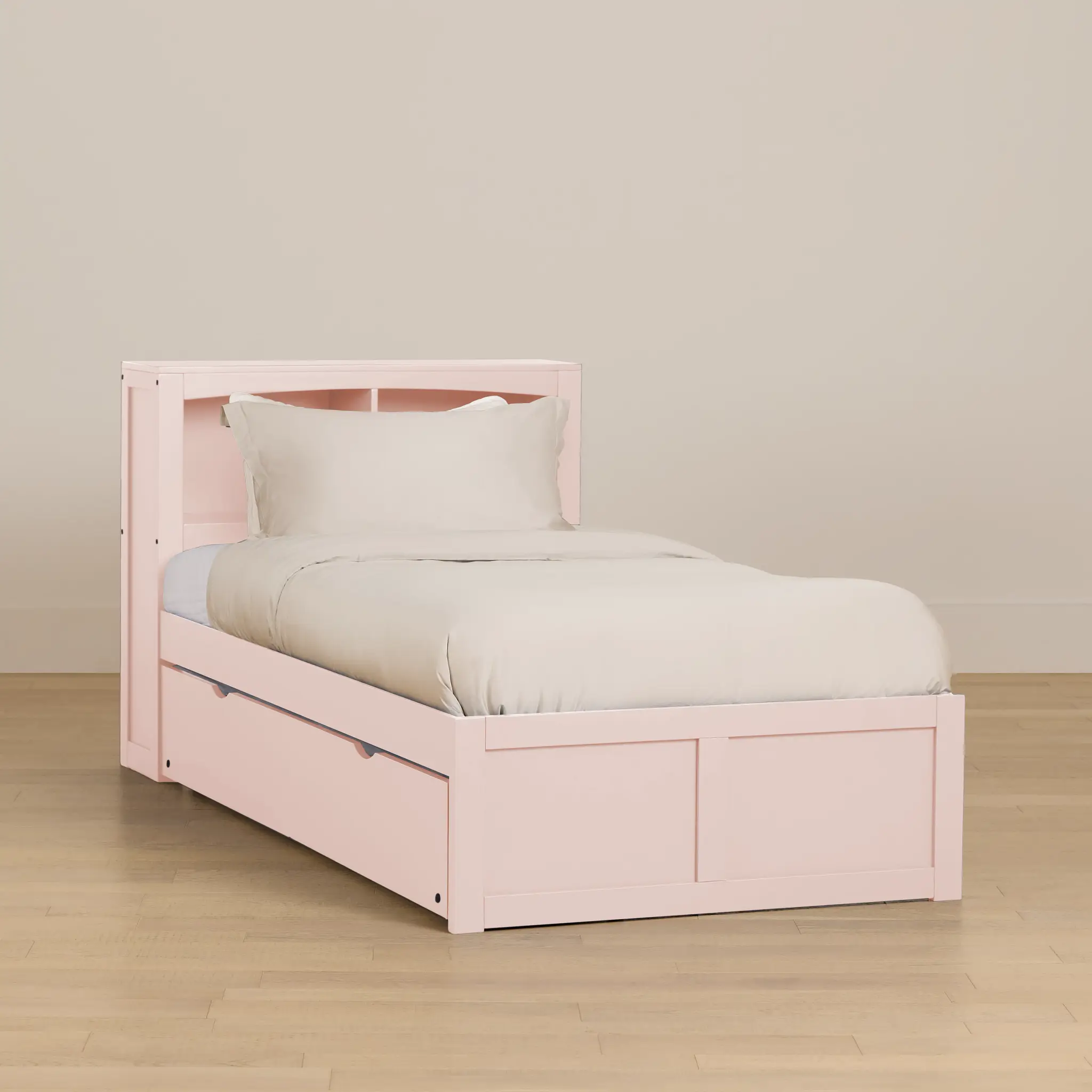 Charleston Pink Bookcase Trundle Bed Charleston Pink Bookcase Trundle Bed