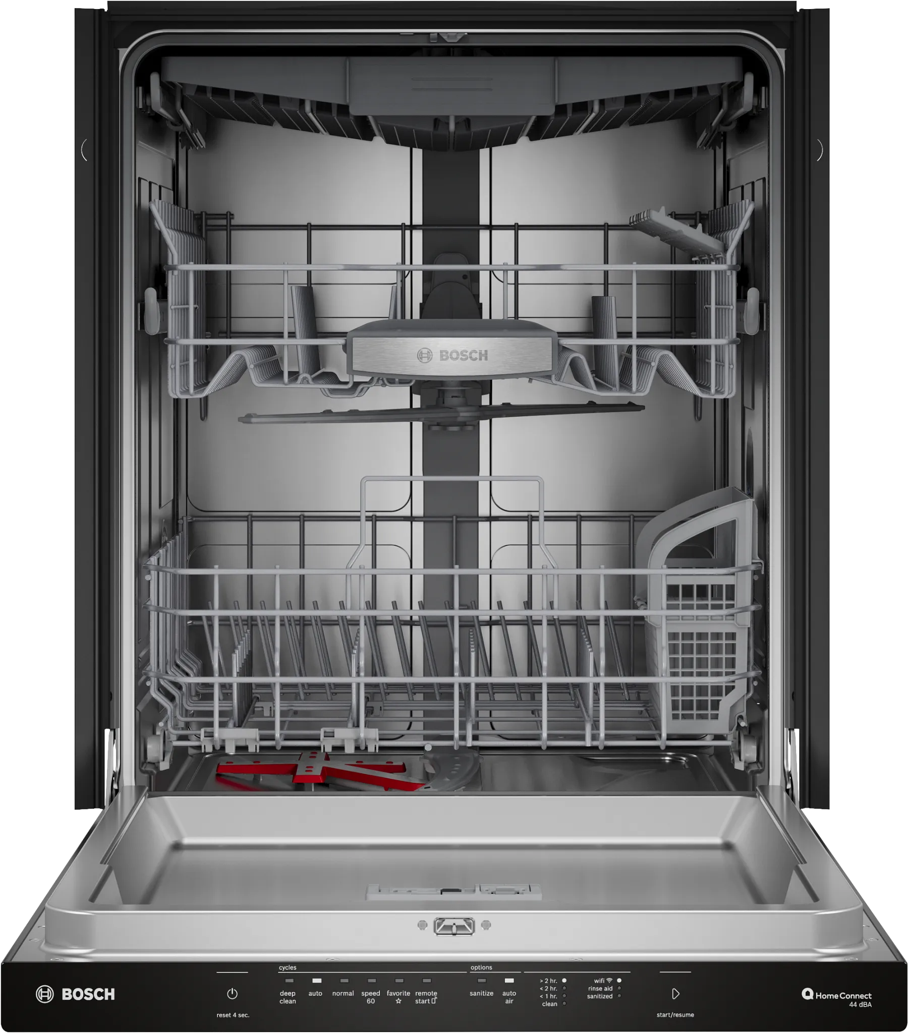 Bosch 500 Series Black 24" Built In Dishwasher