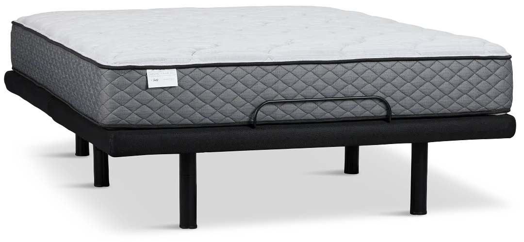 Kevin Charles By Sealy Essential Medium Elite Adjustable Mattress Set