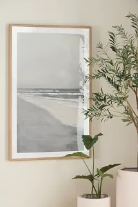 Bertha Light Blue Framed Wall Art