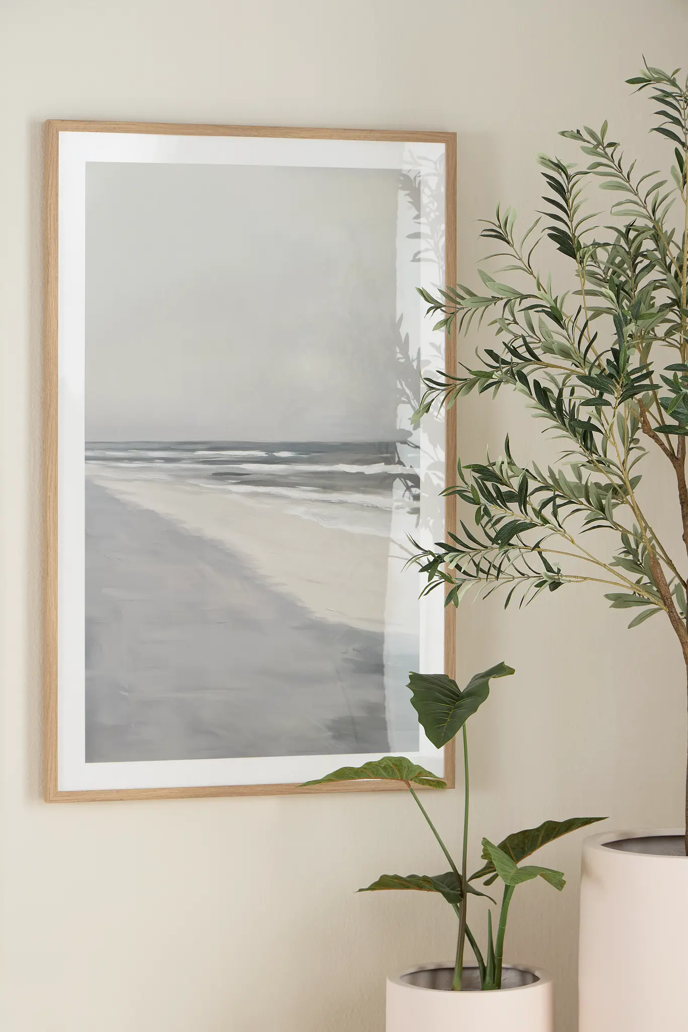 Bertha Light Blue Framed Wall Art Bertha Light Blue Framed Wall Art