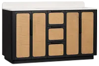 Pacific Two-tone 60" Double Bathroom Vanity