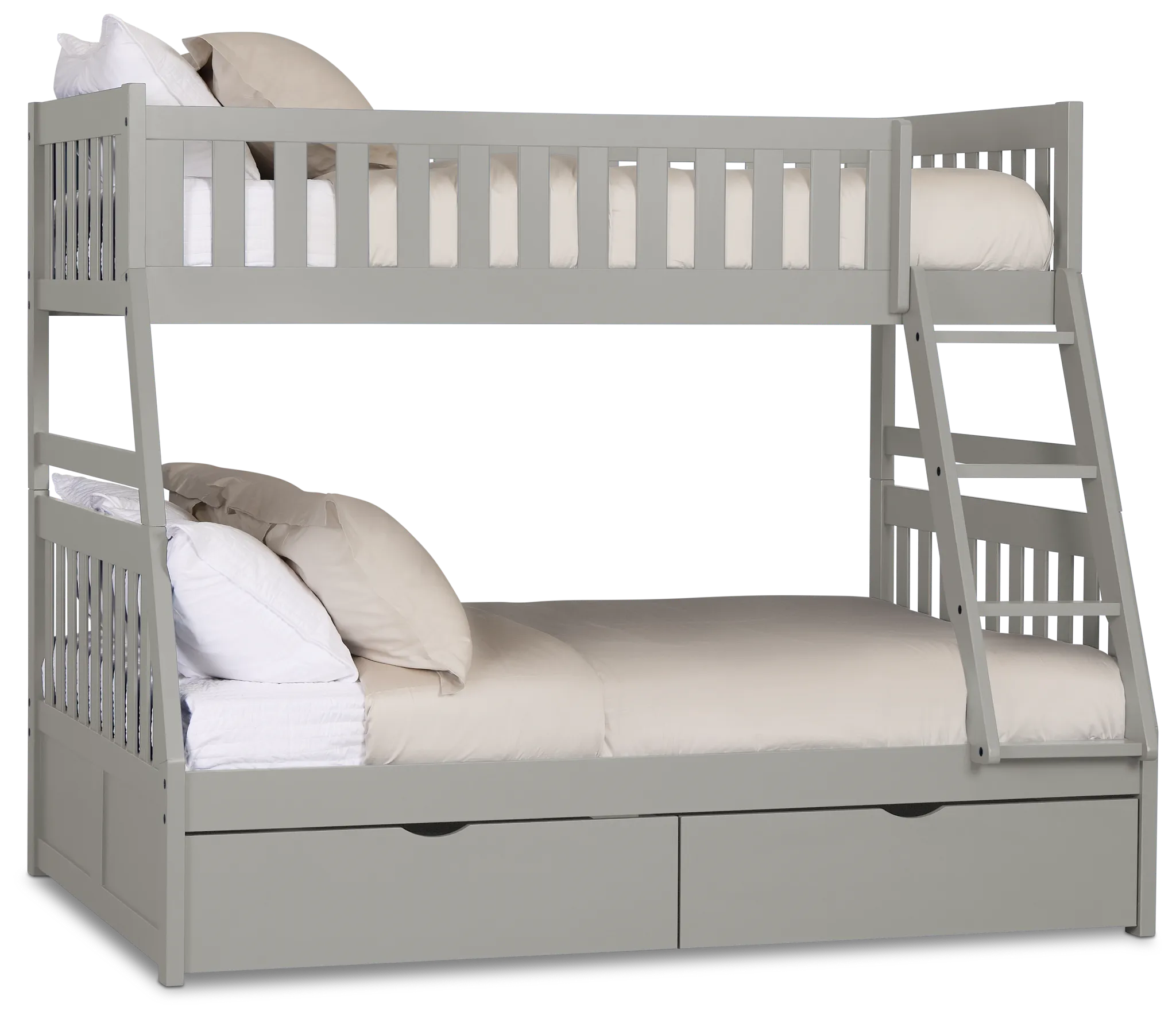 Charleston Gray Storage Bunk Bed