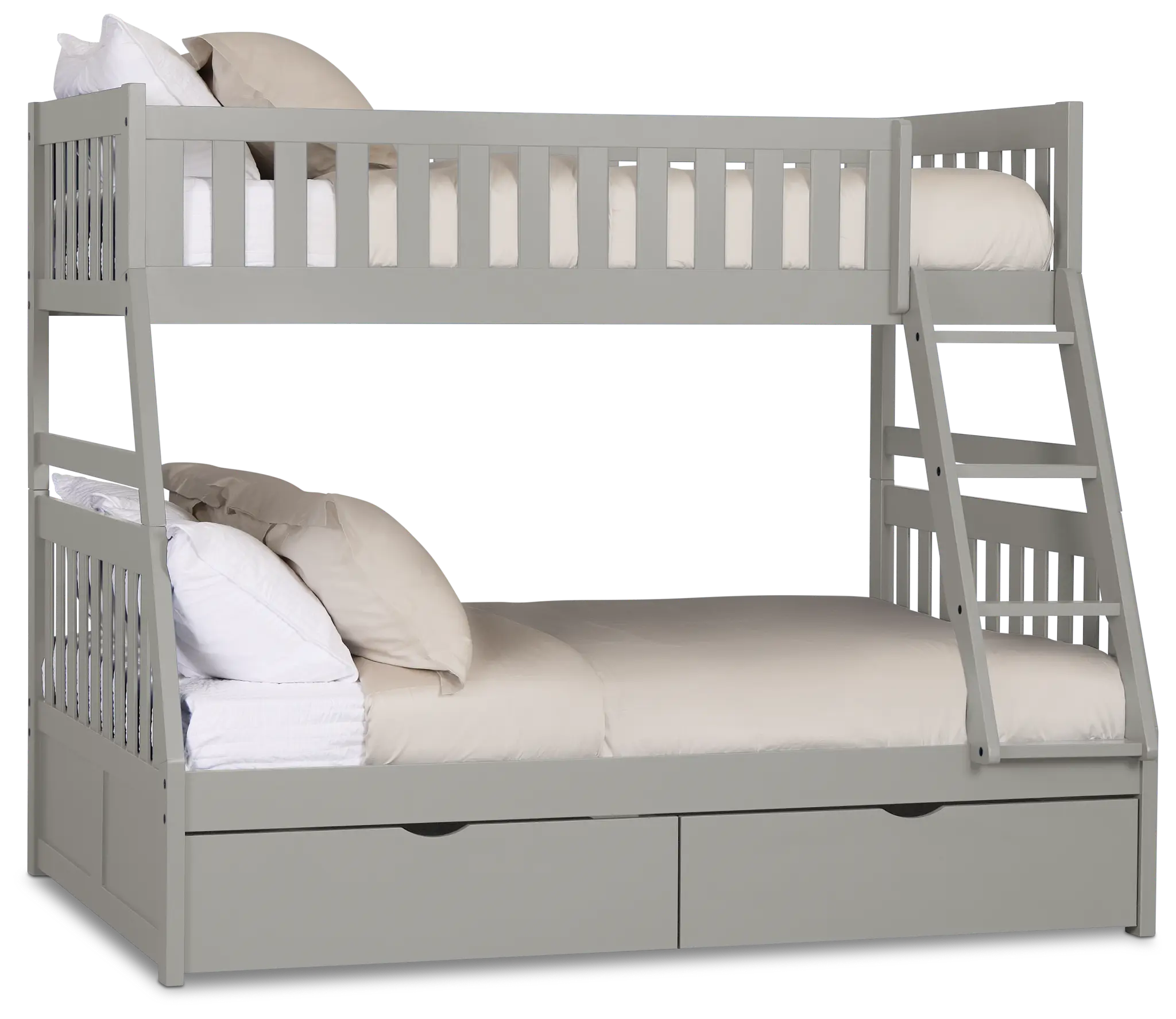 Charleston Gray Storage Bunk Bed Charleston Gray Storage Bunk Bed